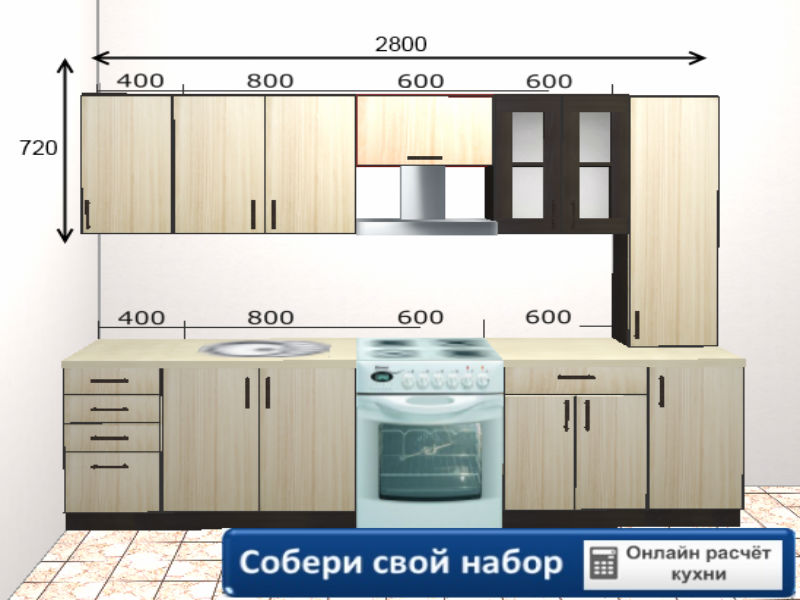 Кухонный мебель 2.8 metra. Кухонный гарнитур 2.8 метра прямой. Проекты кухонных гарнитуров прямых.